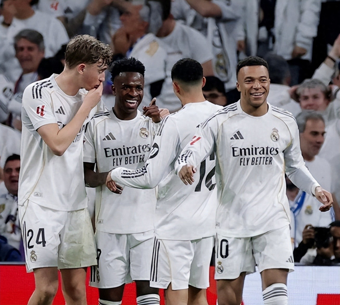 皇马逆转马竞维尼修斯梅开二度助球队险胜