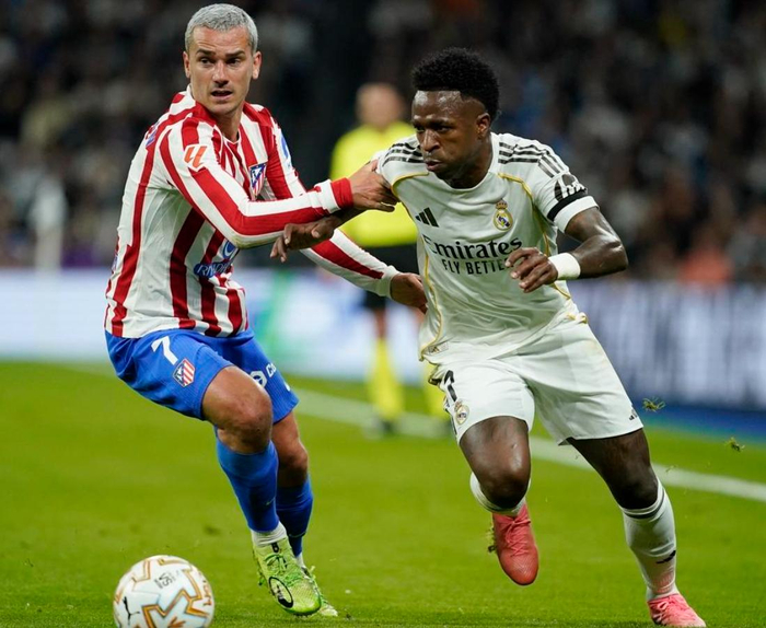 皇马逆转马竞维尼修斯梅开二度助球队险胜